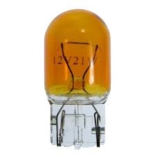 BOX188 T20 12V 21W AMBER WEDGE BULB 10PK GL7504