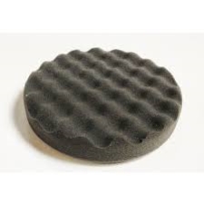 POLISH FOAM 85MM X 25MM BLACK WAFFLE PADS