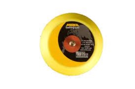 MIRKA 77MM BACKING PAD 1/4" MEDIUM NO HOLE