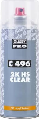 HB BODY 2K HS CLEARCOAT AEROSOL 400ML C496