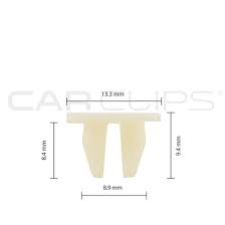 BOX50 HONDA SCREW GROMMETS  25PK CC10553