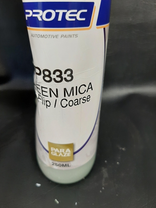 P833 GREEN MICA PEARL RED FLIP/ COARSE  250ML