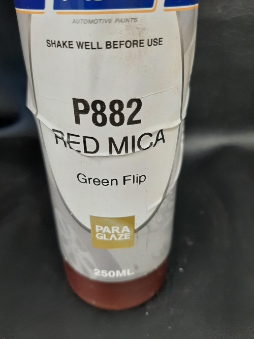 P882 RED MICA PEARL GREEN FLIP 250ML