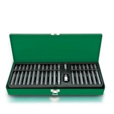 TOPTUL BIT SET 40 PIECE 3/8" & 1/2" SATIN GAAD4002