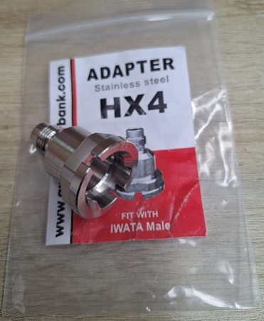 PPS MALE ADAPTOR HX4 FOR HPS & PISA CUPS IWATA WS400