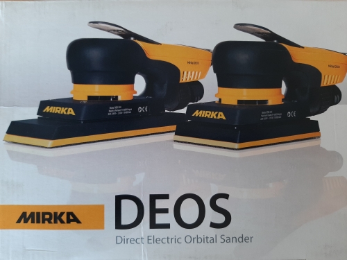 MIRKA DEOS 383CV 70 X 198MM SANDER 3MM ORBIT