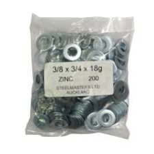 SPOT WELD WASHERS 3/8 X 3/4 X 16G 200 PACK