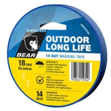 NORTON OUTDOOR LONG LIFE PVC BLUE VINYL TAPE 18MM