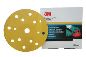 3M GOLD HOOKIT SANDING DISCS 150MM P180 50447