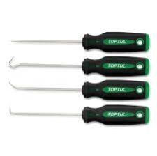 TOPTUL HOOK & PICK SET 4 PIECE GAAR0401