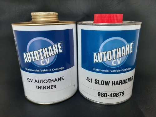 CV SLOW HARDENER & NORMAL THINNER 1 LITRE OF EACH