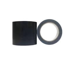 BLACK uPVC RUBBER PACKAGING TAPE 48MM 66M S350BLK48