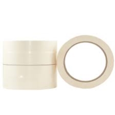 WHITE uPVC RUBBER PACKAGING TAPE 48MM 66M S350W48