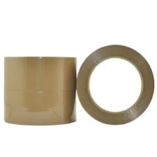 BROWN EASY RELEASE VINYL RUBBER PACKAGING TAPE 48MM S1554B48