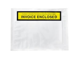 INVOICE ENCLOSED LABELOPE 115MM X 150MM S772