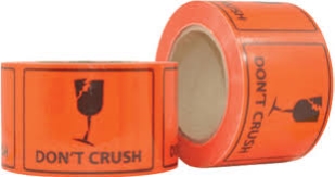 DON'T CRUSH RIPPA SHIPPING PET LABEL ROLL S4323