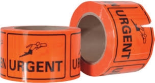 URGENT RIPPA SHIPPING PET LABEL ROLL S4328