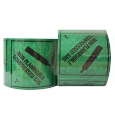 NON-FLAMMABLE COMPRESSED GAS 2 RIPPA LABEL ROLL S4333
