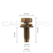 MULTI-USE SEM BODY BOLT M6 X 16MM (25 PER PACK) CC32109