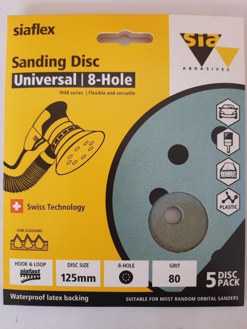 ABRASIVE DISC 1948 125MM 8H P80 5 PACK