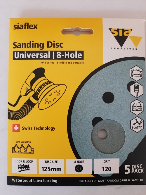 ABRASIVE DISC 1948 125MM 8H P120 5 PACK