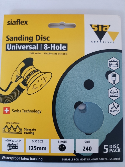 ABRASIVE DISC 1948 125MM 8H P240 5 PACK