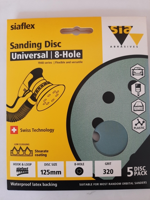 ABRASIVE DISC 1948 125MM 8H P320 5 PACK
