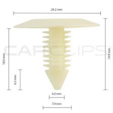 BOX249 GM INTERIOR PANEL TRIM RETAINER CC10017