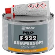 HB BODY F222 BUMPERSOFT FILLER BLACK 1 KG