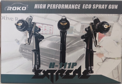 ROKO GRAVITY SPRAY GUN BLACK 1.3MM