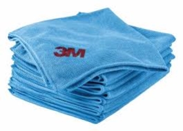 3M SCOTCH-BRITE MICROFIBRE CLOTHS BLUE 50 PER BOX