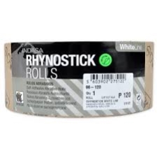 P120 INDASA STICKY ROLL 70MM X 25 METRES