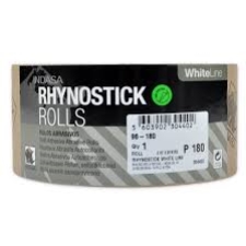 P180 INDASA STICKY ROLL 70MM X 25 METRES