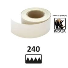 P240 INDASA STICKY ROLL 70MM X 25 METRES