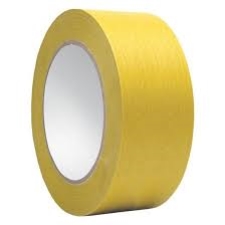 45MM YELLOW AUTOLINK RUBBER ADHESIVE MASKING TAPE 45 METRES
