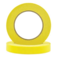 18MM YELLOW AUTOLINK RUBBER ADHESIVE MASKING TAPE 45 METRES