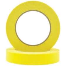 24MM YELLOW AUTOLINK RUBBER ADHESIVE MASKING TAPE 45 METRES