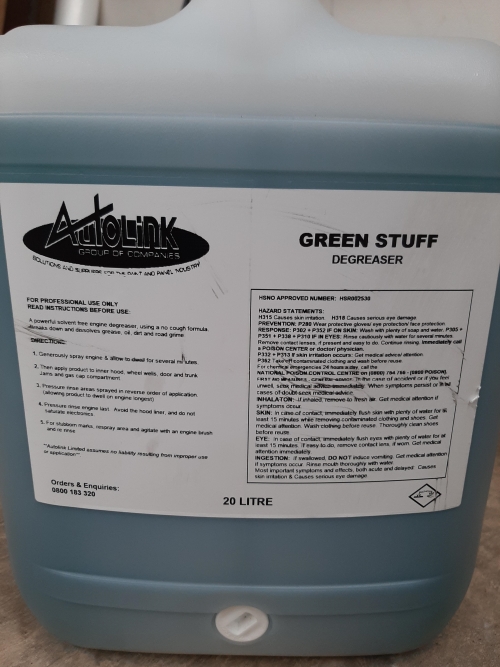GREEN STUFF ENGINE DEGREASER 20L