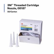 08187 3M THREADED CARTRIDGE NOZZLE 50 PACK