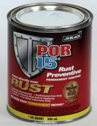 POR15 GLOSS BLACK RUST PREVENTATIVE 500ML