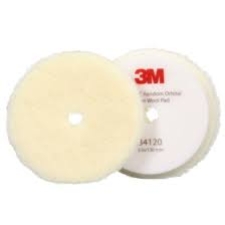 3M 130MM RANDOM ORBITAL WOOL COMPOUNDING PAD 34120