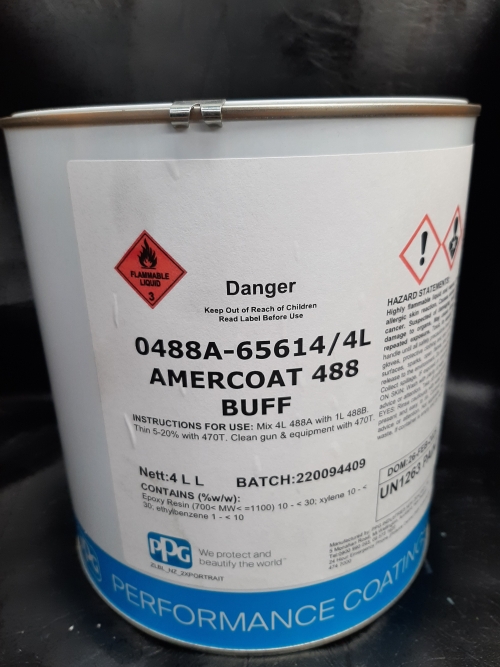 AMERCOAT 488 BUFF EPOXY PRIMER 4 LITRE