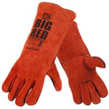 BIG RED LEATHER PREMIUM WELDING GLOVES SMALL