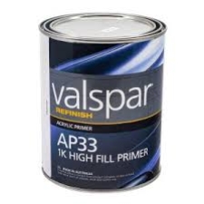 Valspar AP33 1K Acrylic High Fill Primer 1 litre