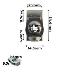 M6 SPEED CLIP MULTI USE (25 PER PACK) CC32050