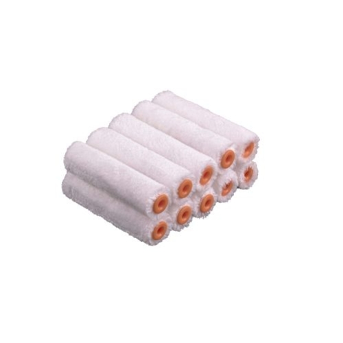ALMAX 6MM NAP MINI ROLLERS MICROFIBRE 100MM 10 PACK