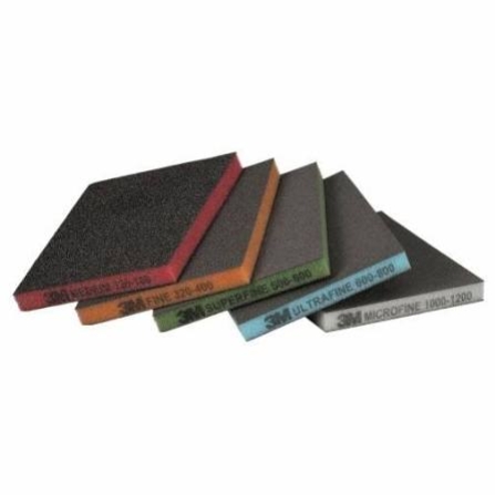 3M TWO-SIDED SANDING SPONGE MULTIPACK 23813